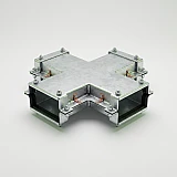 Х-образный ответвитель кабельного лотка 100х100 мм